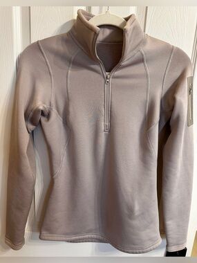 Arc'teryx Women’s Rho AR Zip Neck   In Taupe Size S $120